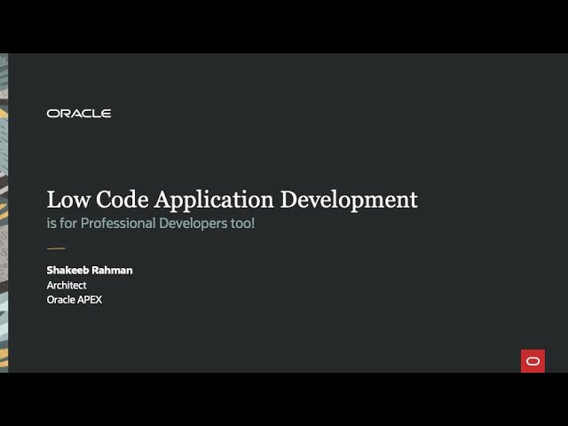 Low Code Application Development is for Professional Developers too!