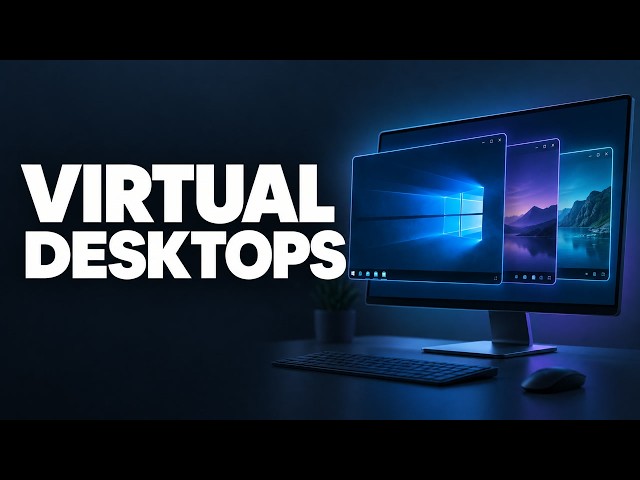 Windows 10 Virtual Desktops: Create, Switch & Move Apps (2015)