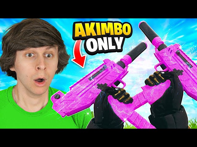 I won in warzone using an AKIMBO ONLY loadout