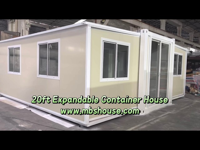 China 20ft Expandable Container House, Modular Tiny House Sale to USA