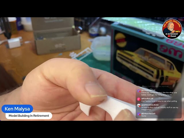 Livestream, General BS session with the viewers and working on AMT Ford Galaxy