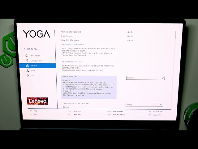 LENOVO Yoga Slim 7 - Enable & Disable Absolute Persistence Module