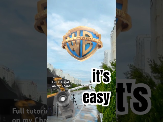 CGI VFX animation base #cgi #logo #vfx #warnerbros #intro #tutorial