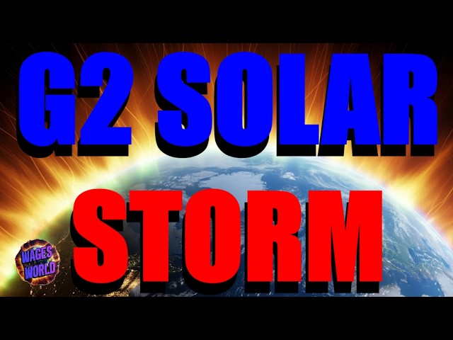 LARGE ERUPTION ON THE SUN HITS EARTH / G2 GEOMAGNETIC STORM