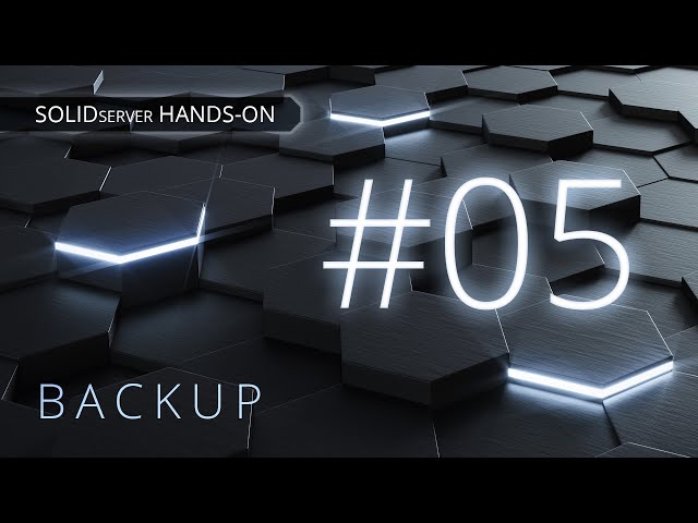 SDS hands-on #05 - backup