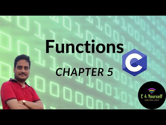Ch 5 | Functions | C Programming | Code | Easy Tutorials
