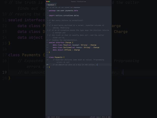 Result vs exceptions — Kotlin Technique of the Week #shorts
