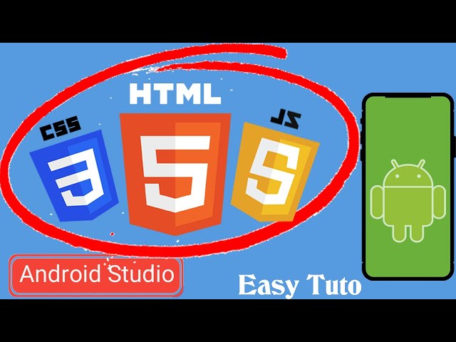 Android Application With HTML,CSS,JS | Android Studio Tutorial