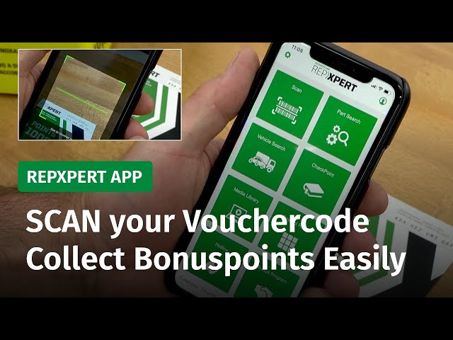 Collect bonus points even faster with the REPXPERT App - SCAN