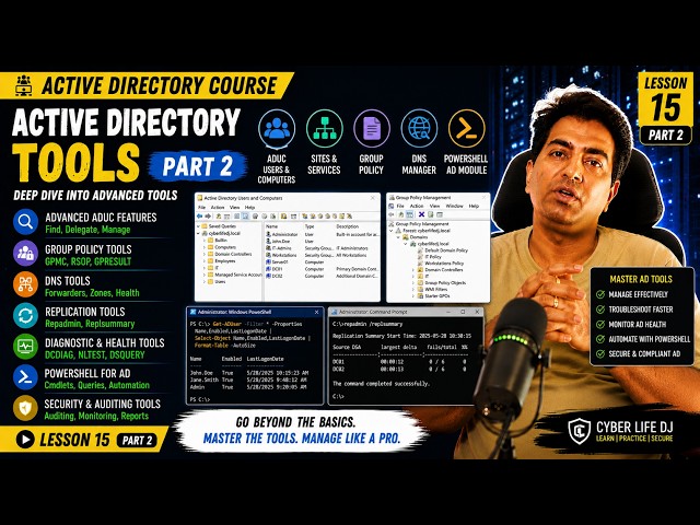 Active Directory Tools Part 2 | Advanced Management & Troubleshooting Tools
