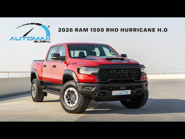 2026 RAM 1500 RHO Hurricane H.O 3.0TT | Molten Red | 540HP | Fast Walkaround 🔥