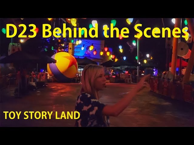 Exclusive D23 Behind the scenes at Toy Story Land | Walt Disney World
