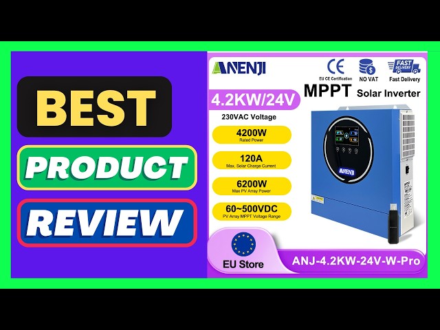 ANENJI 4.2KW 24V Hybrid Solar Inverter On Grid Off Grid Inverter
