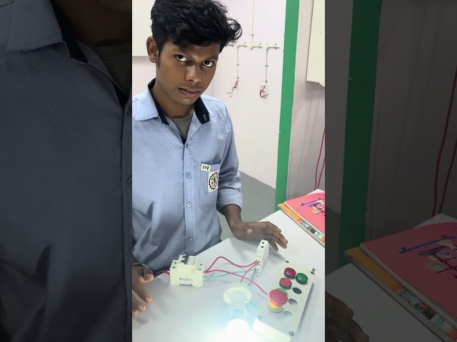 Iti Electrition practical | electronic timer ⏱️ New Delhi #electrical #iti #electricalinstallation