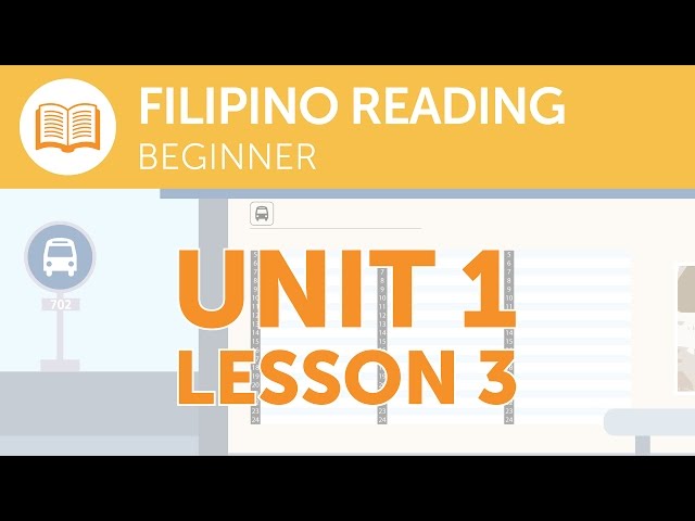 Filipino Reading for Beginners - A Filipino Service Notice at the Station