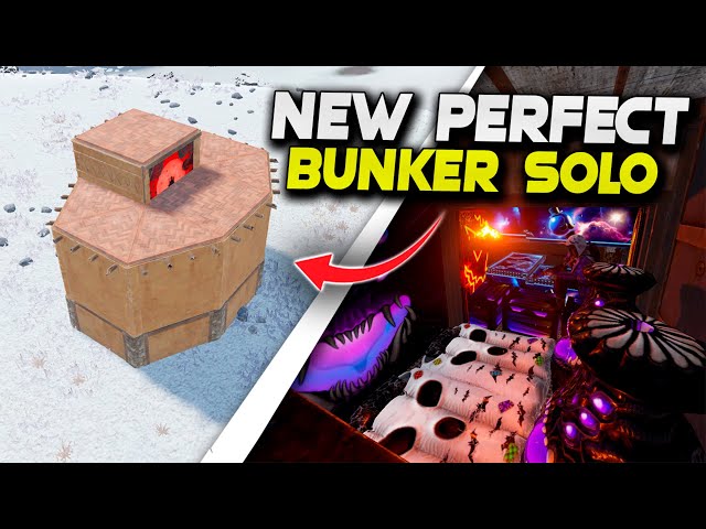 New Perfect Bunker Solo In Rust | Rust Base Design 2025
