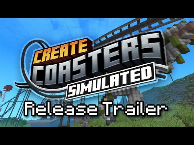 Create: Coasters Simulated - Mod Release Trailer