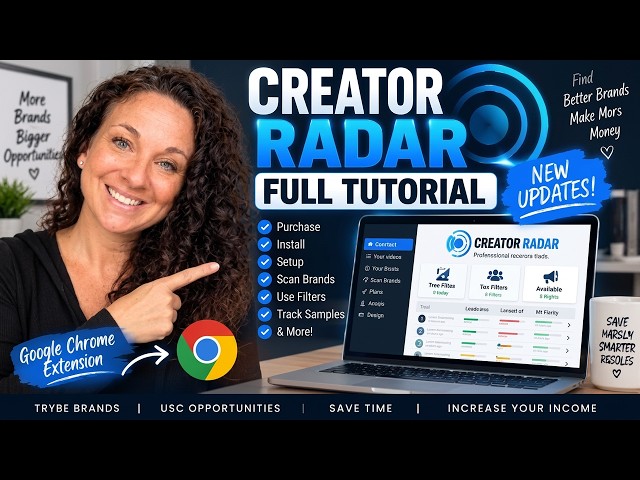 Creator Radar Full Tutorial 2026 | Install, Setup & Find the BEST Trybe Brands