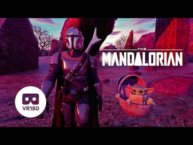 The Mandalorian VR (Star Wars VR180 SBS 3D 60fps)