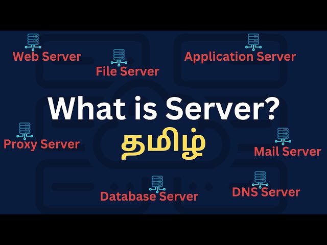 What is Server and it type's? | தமிழ் | @techinfo.testIt |#server  #servers #typesofserver