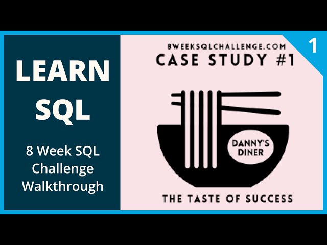 Learn SQL | Danny Ma's 8 Week SQL Challenge Walkthrough | Case Study 1 Danny's Diner