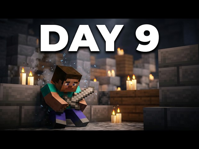 How A Noob Survives Day-9 In Minecraft