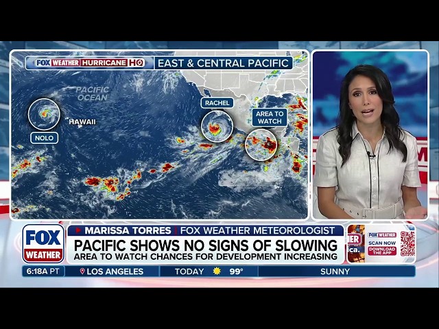 Rachel Briefly Becomes Major Hurricane As Pacific Shows No Sign Of Slowing Down