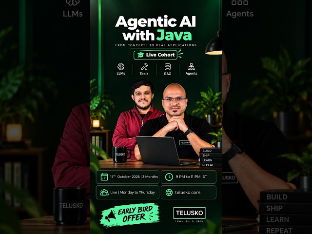 Agentic AI with Java : Live Cohort