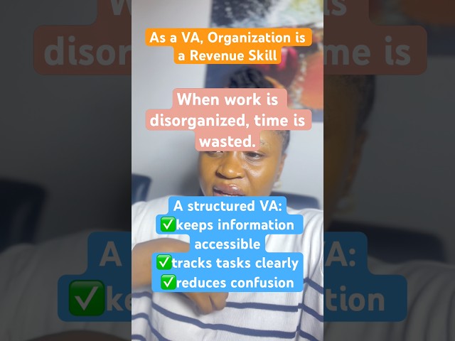 Organization doesn’t just make work easier, it makes you more valuable. #virtualassistant #vacoach