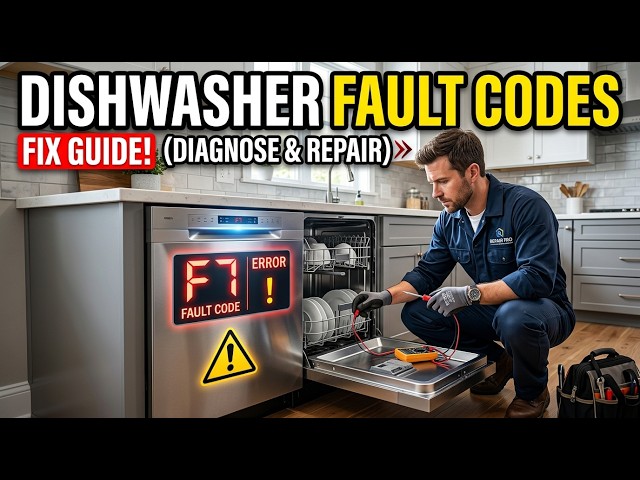 GE Profile Dishwasher Fault Codes: What They Mean & How to Fix Them