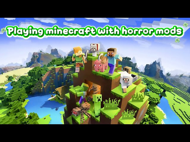 MINECRAFT BUT WITH FIVE HORROR MODS #minecraft #minecraftvideos #gaming #gameplay #minecraftvideos 