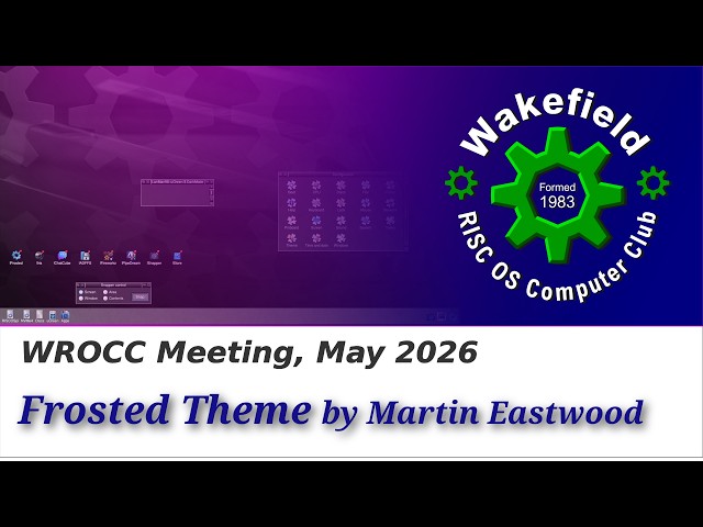 WROCC Meeting, May 2026 - Frosted!