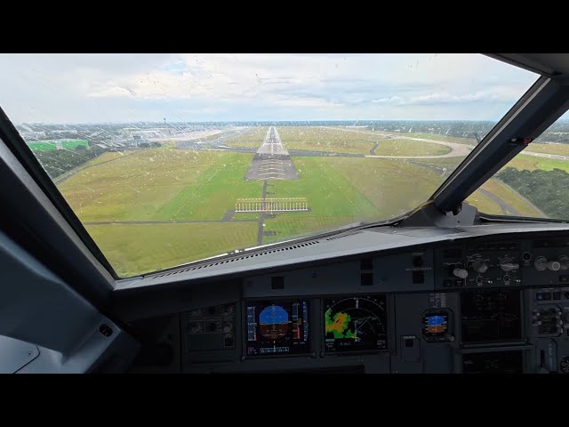 A320 Manual Landing Technique Explained | Descent and Manual flying to Touchdown (Düsseldorf)
