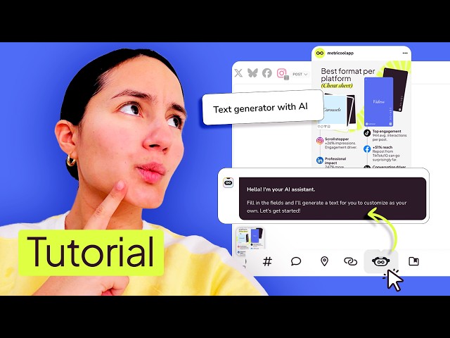 How to add alt text with AI in Metricool