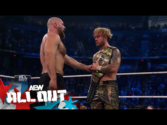 Jon Moxley congratulates AEW World Champion Will Ospreay on a hard-fought win | AEW All Out 2026