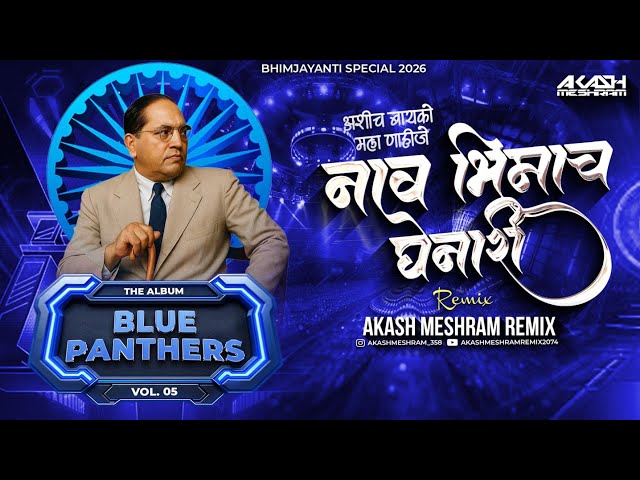 अशीच बायको मला पाहिजे नाव भीमाच घेणारी | Naav Bhimach Ghenari | Vikas Raja | Akash Meshram Remix