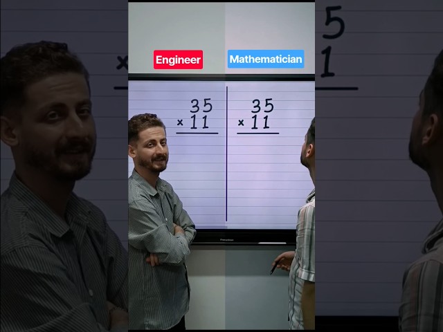 Engineer vs Mathematician 🤯 #Math #Mathematics #Engineer #Mathematician #ProblemSolving