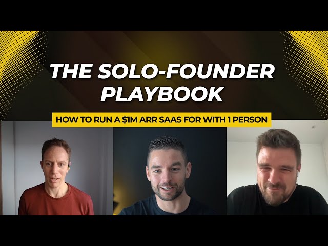 The Solo-Founder Playbook: How to Run a $1M ARR SaaS With One Person