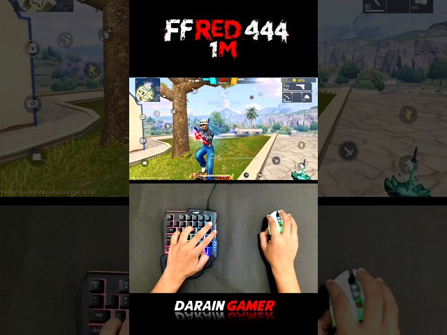 Mobile Gaming with Keyboard and Mouse | Handcam Setup 🔥#shortsviral
