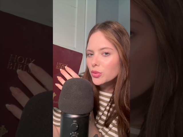 ASMR Bible Reading ✝️✨ #asmr #bible