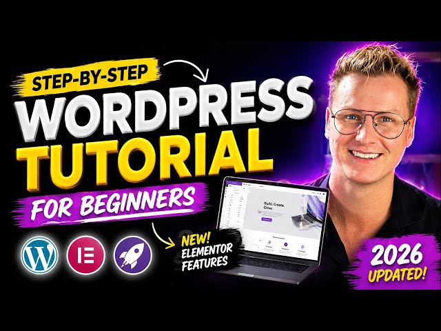 How To Make A WordPress Website 2026 | For Beginners
