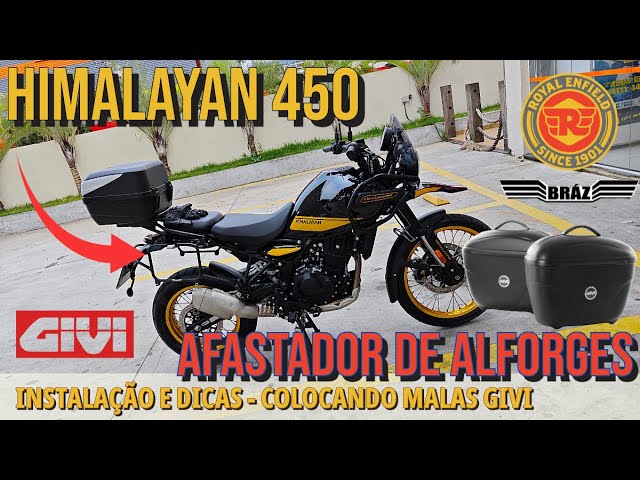 Himalayan 450 - Astadador de Elforges com Malas GIVI E21