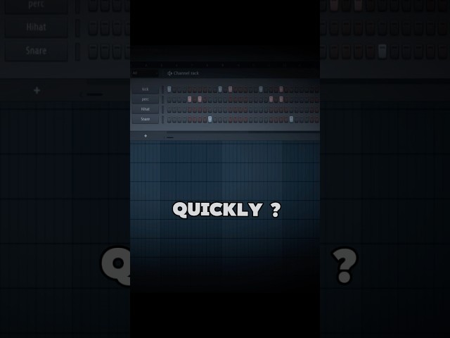 How to Quickly Hi Hat Patterns in Fl Studio #shorts #feedshorts #flstudio