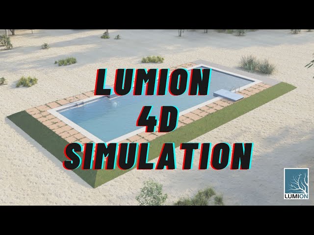 LUMION - 4D SIMULATION OF SWIMMING POOL | PHASING ANIMATION | LUMION 10