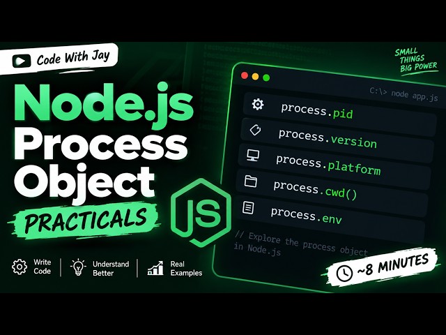 6.4 processObject practise | @learnwithmejay