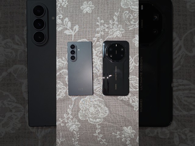 Huawei Mate 90 RS Ultimate Edition Vs Samsung Galaxy Fold8 Ultra Size Comparison