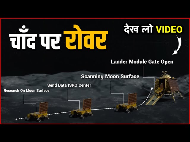 This Is How the Chandrayaan 3 Rover Is Moving on the Moon | Chandrayaan 3 Rover Walking On Moon S...