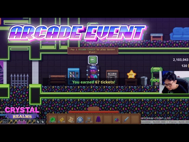 🔴[LIVE] MALEM MAEN ARCADE DULU YA | ARCADE EVENT | CRYSTAL REALMS INDONESIA