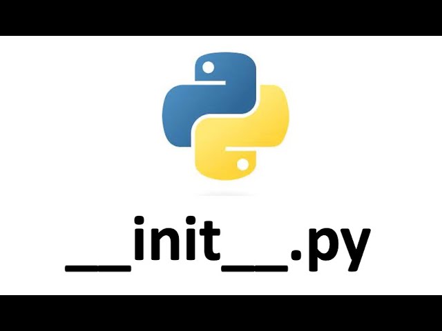 Python __init__.py file with practical use case.