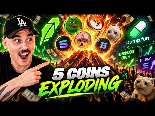 Top 5 Robinhood Chain & Solana Altcoins for the Bull Run